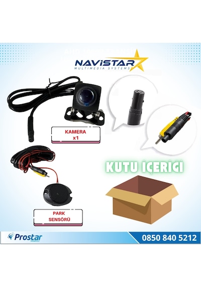 Yapay Zeka Destekli Ahd 720p/1080p Pal Dönüşümlü 2 In 1 Geri Görüş Kamerası