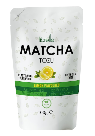 Fibrelle Matcha Limon Aromalı 100g