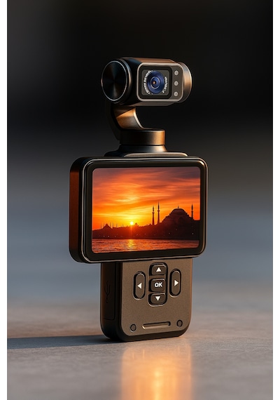 Mioji Pocket 3 5k 30FPS 48MP 3 Eksenli Gimbal Kamera