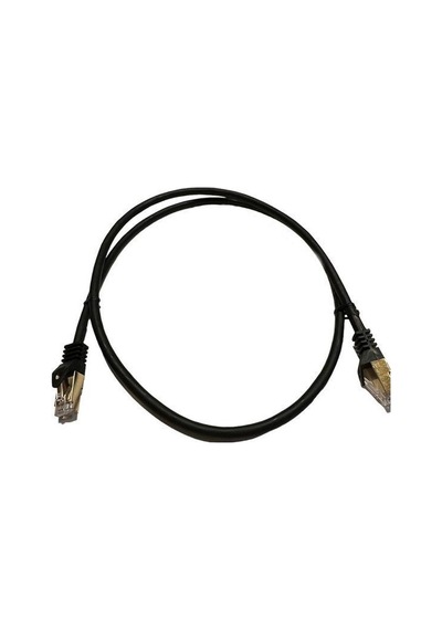 30 Cm Cat7 Kablo 0.3 Metre Siyah Cat7 Kablo
