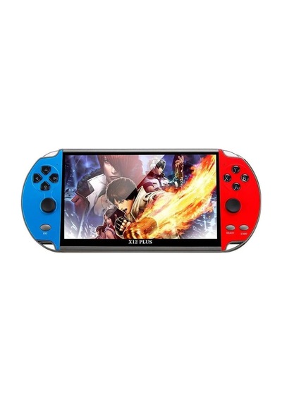 X12 Plus 7'inç Uyumlu Lcd Hd Ekran Tv Out 10000+ Oyunlu Arcade Retro Oyun Konsolu