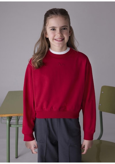 Mayoral Kız Çocuk Sweatshirt Kırmızı