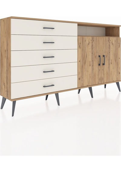 Arges Konsol 2 Raflı 5 Çekmeceli 2 Kapaklı 176x30x99 Çam-çam/ayta Çam-çam/aytaşı Arges Konsol 2 Raflı 5 Çekmeceli 2 Kapaklı 176x30x99 Çam-çam/ayta Çam-çam/aytaşı