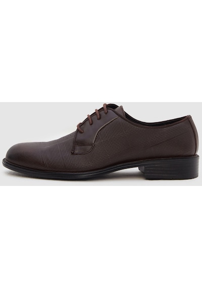 D's Damat Ds Damat Kahverengi Desenli Klasik Deri Ayakkabi 1hf099551081m