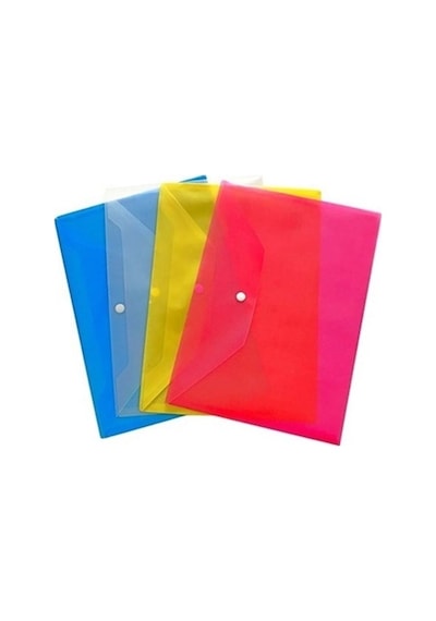 Wole Çıtçıtlı Zarf Dosya Sarı - 5 Adet