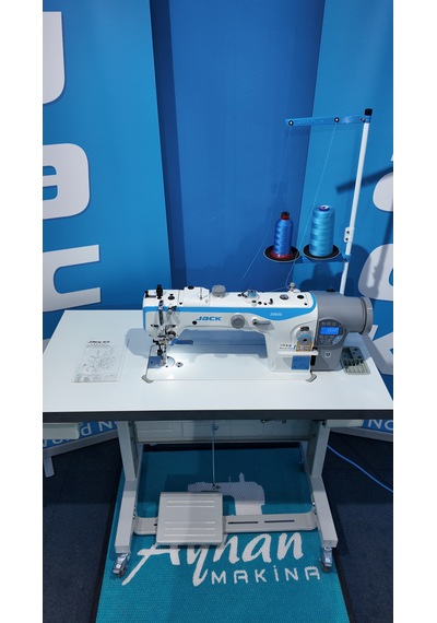 Jack 2060g Full Otomatik Çift Papuç Dikiş Makinası 3'lü Transporrt Sistemli Orta Ayak Yükseklik Ayarlı, 9mm Yok