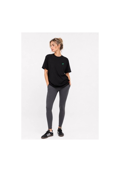 Hzr Wear Erkek Grafik Baskılı Bisiklet Yaka %100 Pamuk Tişört Orta Kalın Unisex Tişört Siyah