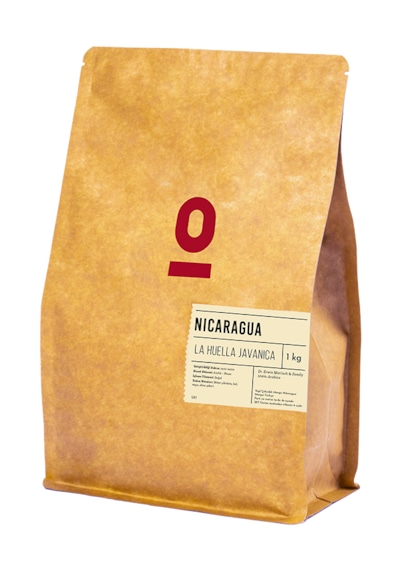 Nicaragua La Huella Javanica Single Origin Çekirdek Kahve 1 Kg Bitter Çikolata & Bal Notlu