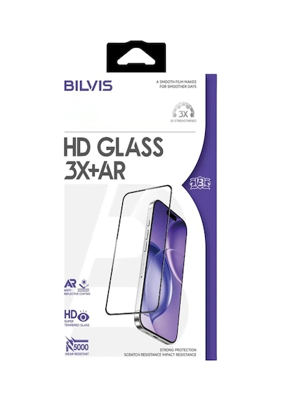 Newface Apple Uyumlu iPhone 17 Pro Max Bilvis 3x Ar Hd Cam Ekran Koruyucu Semeglbl - 14 - Siyah