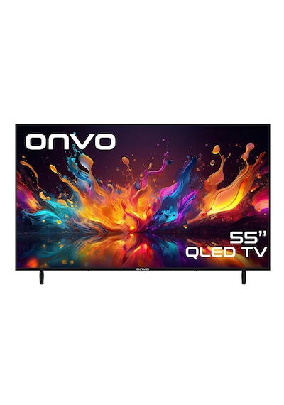 Onvo 55VQ90F3UA 55" 140 CM 4K UHD Frameless Google Smart QLED TV