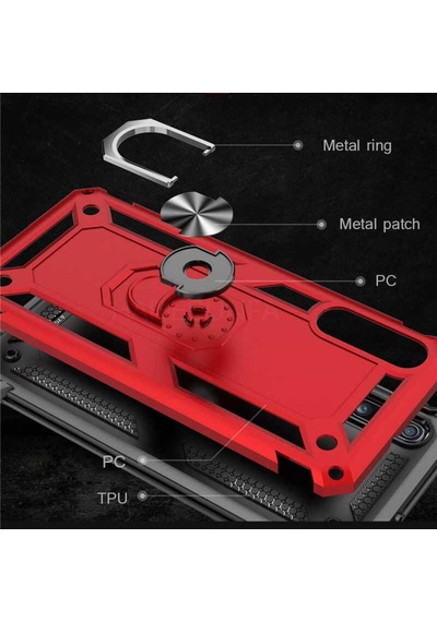 Huawei P Smart Pro 2019 Kilif Yüzüklü Zirh Tank Vega 482506932