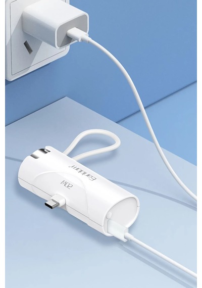 Earldom PD46 5000 mAh Type-C 20 W Hızlı Şarj Mini Powerbank Siyah