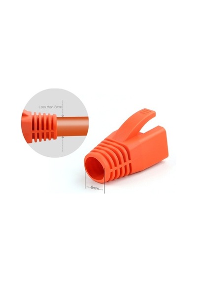 S-Lınk Sl-Rj40 Rj45 Jak Kılıfı Kırmızı 25Lı