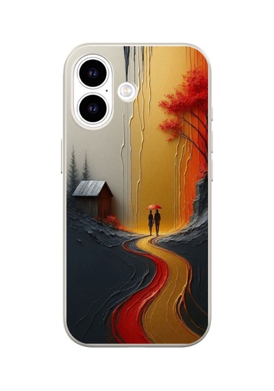Arvencase Apple iPhone Uyumlu 17 Uyumlu Hd Kalite Orta Sertlikte Baskılı Desenli Silikon Renk68 Renk68