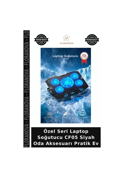 Özel Seri Laptop Soğutucu Cf05 Siyah Oda Aksesuarı Pratik Ev