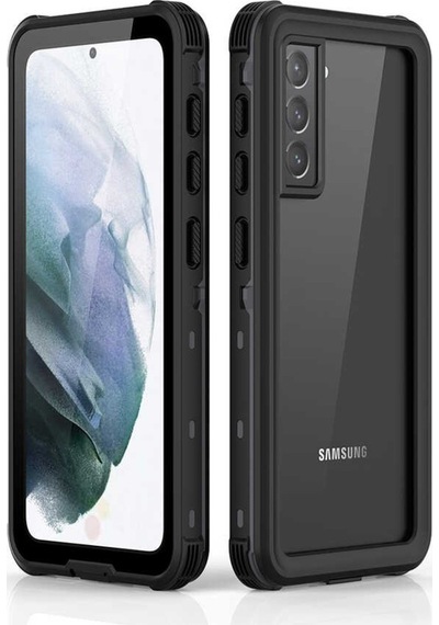 Galaxy S21 Plus Kılıf 1-1 Su Geçirmez Kılıf (505349664) Siyah