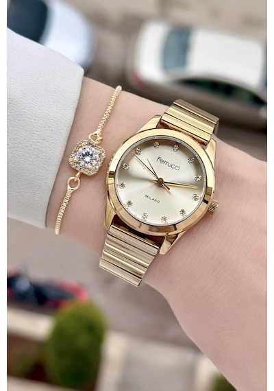 Ferrucci Fcgnct509 Kadın Kol Saati Altın