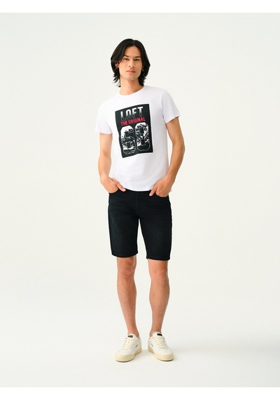 Slim Fit Erkek Şort Gri