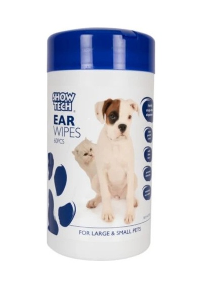 Show Tech Ear Wipes Kedi Köpek Kulak Temizleme Mendili 60 Adet