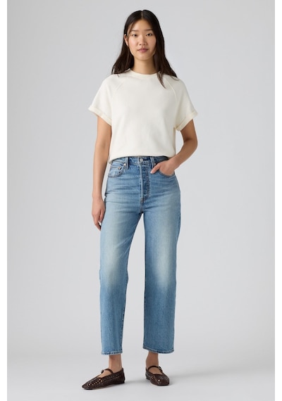 Levi's Ribcage Straight Ankle Should Be Easy Med Indigo Kadın Jean-16445 Mavi