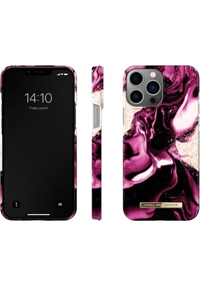 Fashion Case Apple Uyumlu iPhone 13 Pro Max Pembe