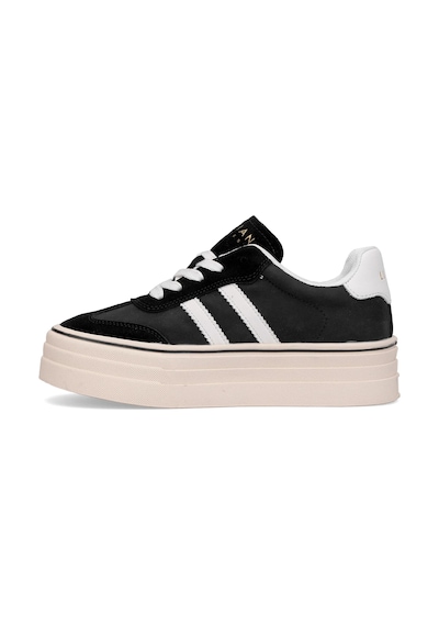 Lufian 121230025n Angela Kadın Hakiki Deri Klasik Sneaker Siyah Siyah