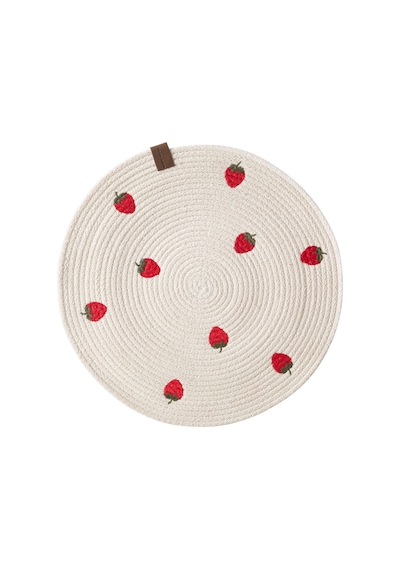Mudo Home Fruıty Garden Yuvarlak Amerikan Servisi 35 Cm Çi Çok Renkli