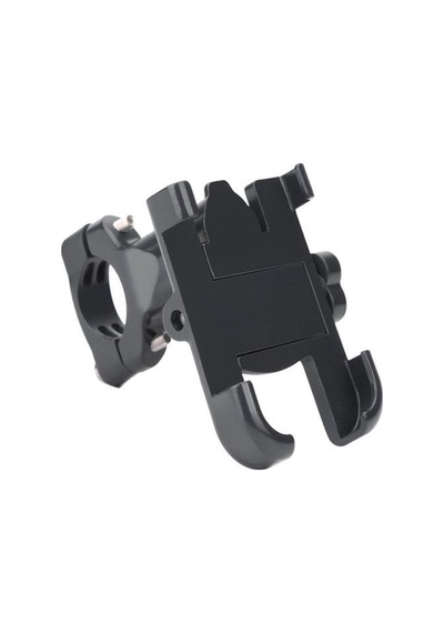 Forte Gt 2084-11 Ayarlı Motosiklet Bisiklet Telefon Tutucu Navigasyon Gidon Uyumlu - Siyah