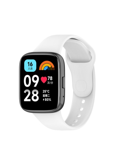 Xiaomi Redmi Watch 3 Active Uyumlu Klasik Zore Kordon-beyaz