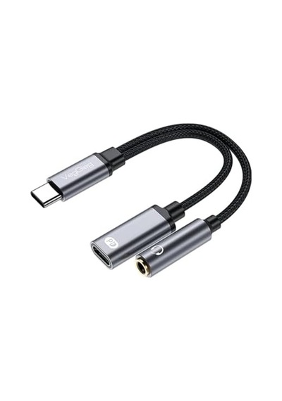 Type-c To 3.5mm Kulaklık Ve Type-c Şarj Dönüştürücü Adaptör