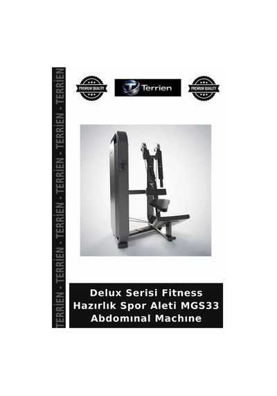Delux Serisi Fitness Hazırlık Spor Aleti Mgs33 Abdomınal Machıne