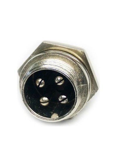 Ic-261m 16mm Mayk Fiş Şase Erkek 4p Konnektör