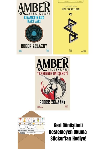 Kıyametin Koz Kartları /amber Yıllıkları 6 + Yol İşaretleri + Tekboynuzun İşareti Amber Yıllıkları 3