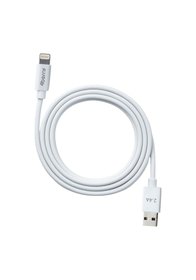 Eco-alt Beyaz Usb-a-lightning Kablo 1.2 M, 2.4 A Hızlı Şarj