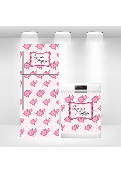 Buzdolabı Ve Bulaşık Makinesi Kapak Sticker Folyo Kaplama İsimli