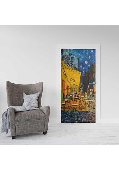 Giydirme Kapı Folyosu Cafe Terrace Çok Renkli