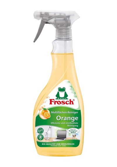Portakal Çok Yüzeyli Temizleyici Sprey 500 Ml, Vegan, Tekli 10'lu Set