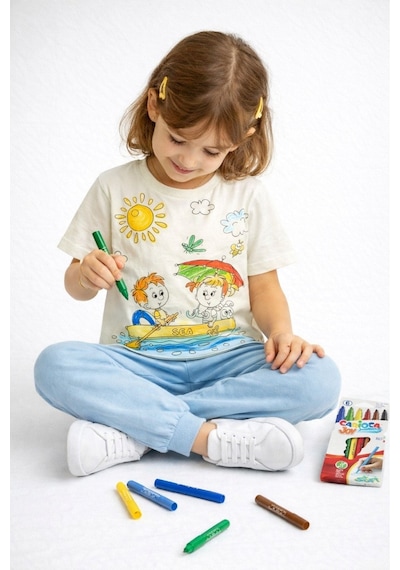 Zuzunga En Sevimli Figürleri Özel Kalemi İle Boyanabilir Çocuk Pijama Takımı Yıkama Sonrası Leke Bırakmaz Bebe Mavisi Zuzunga En Sevimli Figürleri Özel Kalemi İle Boyanabilir Çocuk Pijama Takımı Yıkama Sonrası Leke Bırakmaz Bebe Mavisi
