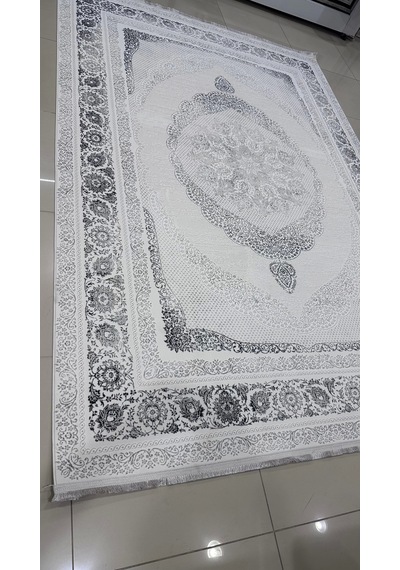 Safyün Halı Kadife Kf504 Gri 200 X 290 Renkli