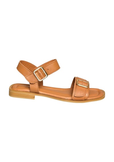 Fox Shoes U944834003 Taba Hakiki Deri Kadın Sandalet Taba-hakiki Deri