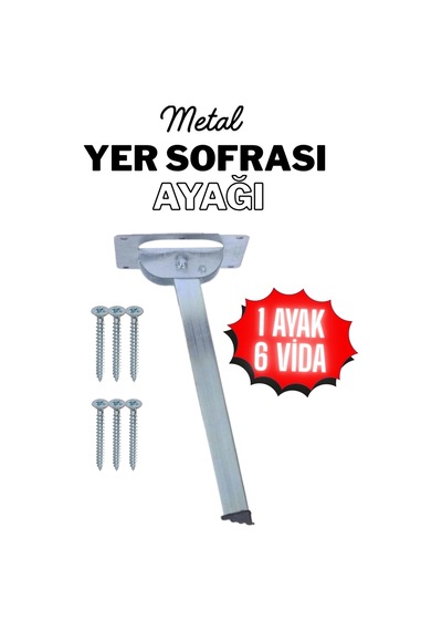 25 Cm Metal Yer Sofrası Ayağı - Katlanır Çinko Sini Altı Takımı 4 Adet Metal Katlanır Sehpa Ayağı Katlanır Ayak Parmak İzi Bırakmaz Inox Parmak İzi Bırakmaz Inox