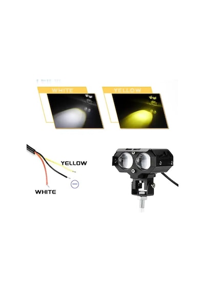 30w 6000k 24v Özel Gündüz Farı Yardımcı Spot Işın Abs Motosiklet Mini Arka Led Sis/sürüş İşıkları