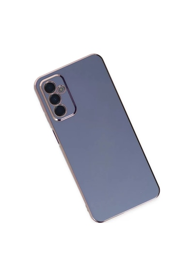Newface Samsung Galaxy M23 Kılıf Volet Silikon - Mavi