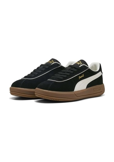 Puma 40071802 Club Klassıka Sd Black Warm Whıte Kadın Sneaker Siyah