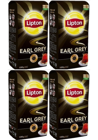 Lipton Earl Grey Bergamot Aromalı Siyah Dökme Çay 4 x 500 G