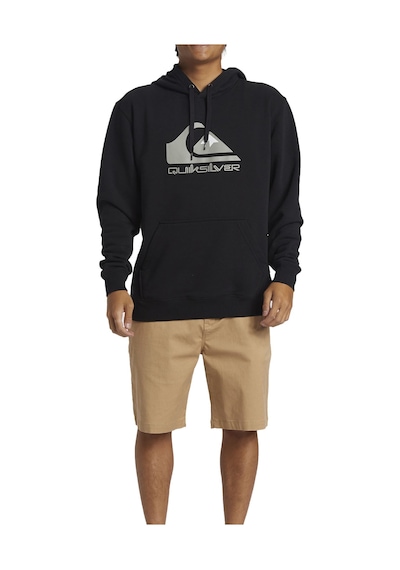Quiksilver Big Logo Hoodie Erkek Sweatshirt Siyah
