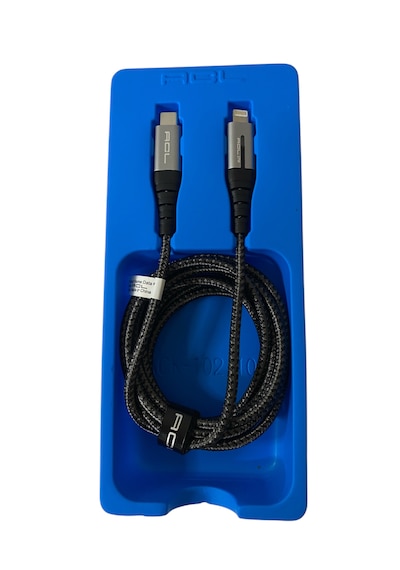 2 Metre Uzun Apple Uyumlu iPhone Usb C To Lightning Şarj Kablosu Led Işıklı Hasır Örgülü 27 Watt Şarj Data Kablosu