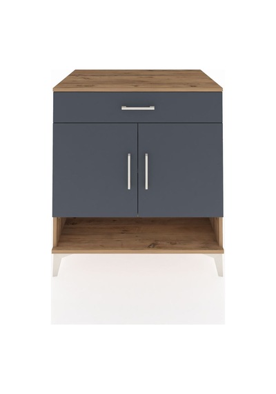Kronos Şifonyer 2 Raflı Tek Çekmeceli 2 Kapaklı 88x59x96 Çam-... Çam