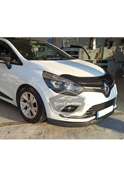 Renault Clio 4 2012-2020 Uyumlu Üniversal Astra H Lip Esnek Ön Lip 2 Parça Tampon Altı Dil Karlık Ön Ek 00 Şüscaroto Aksesuar