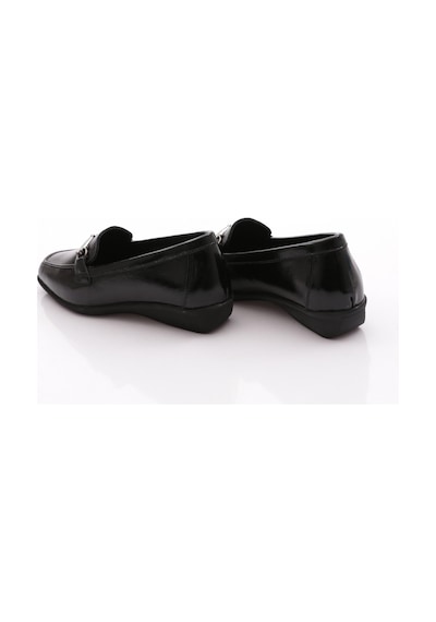Dgn 3102 Kadin Aksesuarli Loafer Ayakkabi Siyah